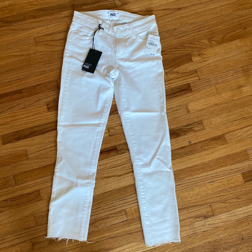 Paige skyline skinny crop